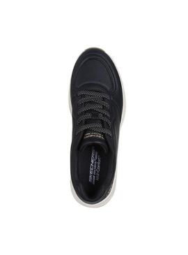 Zapatilla Skechers Mujer Bobs Arch negro