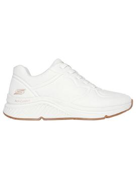 Zapatilla Skechers Mujer Bobs Arch blanco