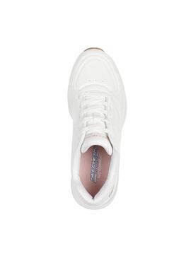 Zapatilla Skechers Mujer Bobs Arch blanco