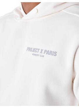 Sudadera Hombre Project X Paris Crema Gris