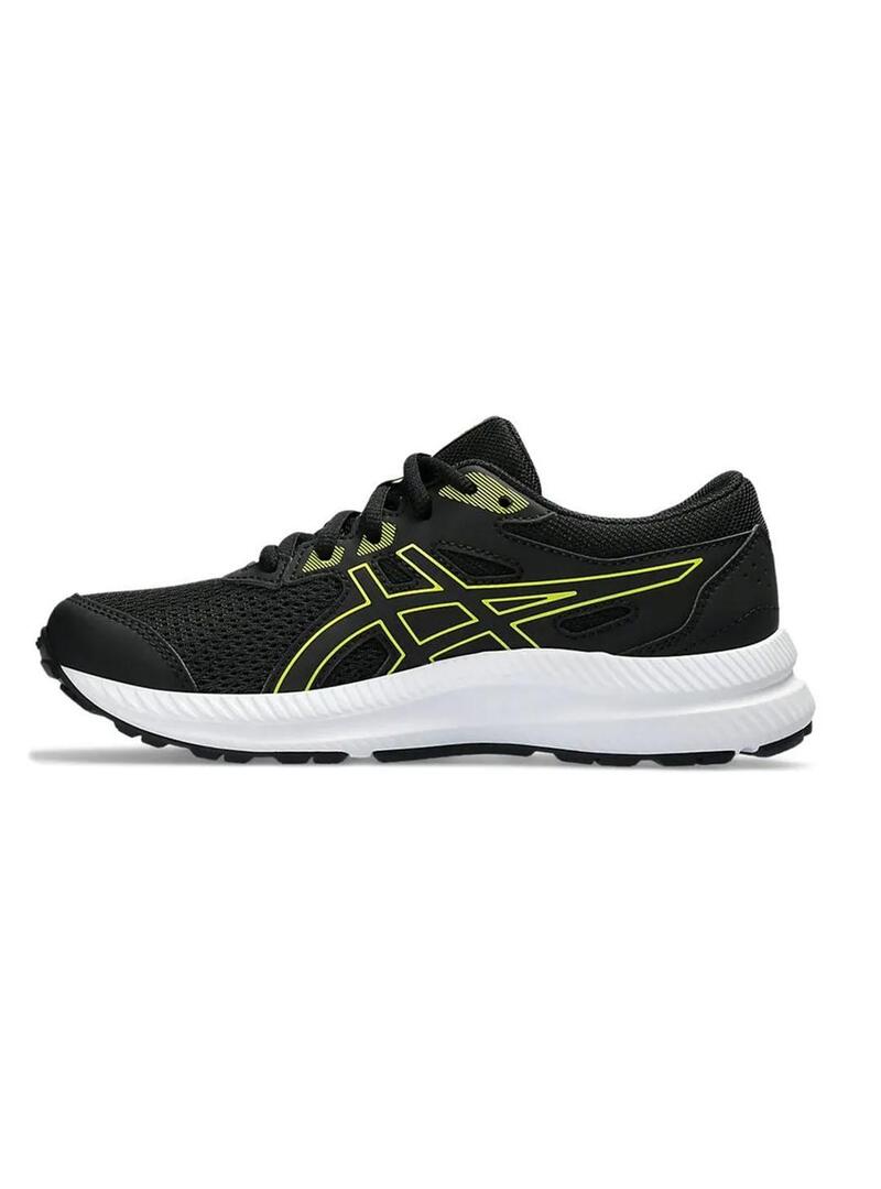 Zapatilla Niño Asics Contend™ 8 GS Negro Amarillo