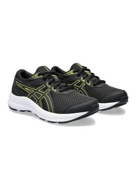 Zapatilla Niño Asics Contend™ 8 GS Negro Amarillo