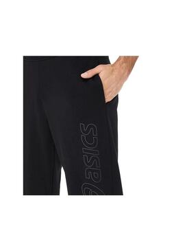 Pantalón Hombre Asics Logo Negro