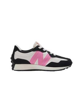 Zapatilla Niña/o New Balance 327 Beige Rosa Negr