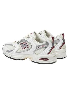 Zapatilla Mujer New Balance 530SZ Blanca Granate