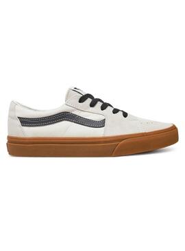 Zapatilla Hombre Vans SK8-Low Blanca Caramelo