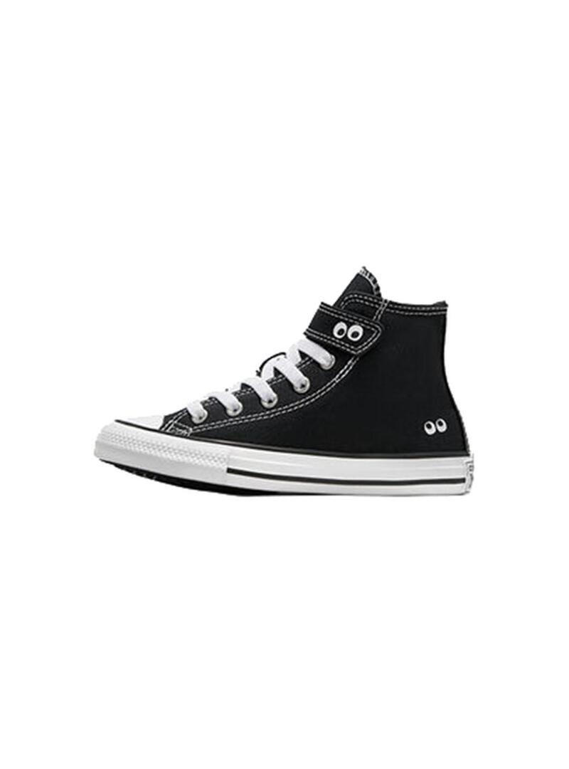 Zapatilla Niño/a Converse Cta Hi Easy-On Negra Ojos