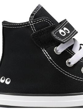 Zapatilla Niño/a Converse Cta Hi Easy-On Negra Ojos