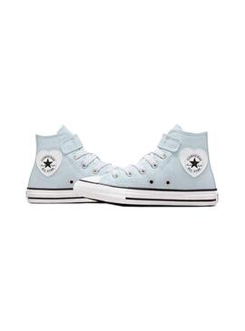 Zapatilla Niña Converse 1V Hi Easy-On Azul Corazon