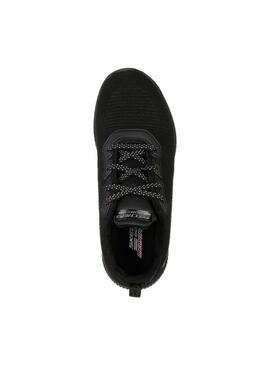 Zapatilla Mujer Skechers Bobs Squads Negro