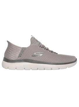 Zapatilla Hombre Skechers Summits Slip-ins Beige