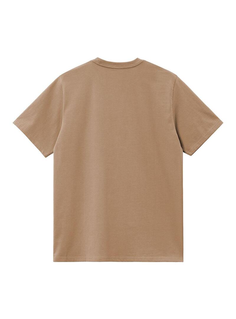 Camiseta Hombre Carhartt WIP Chase Marron