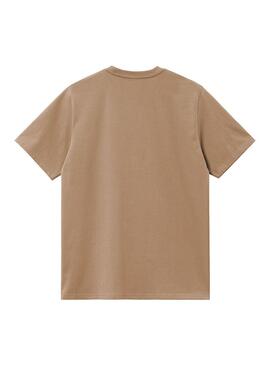 Camiseta Hombre Carhartt WIP Chase Marron