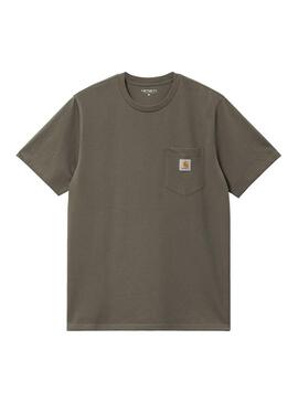 Camiseta Hombre Carhartt WIP Pocket Gris