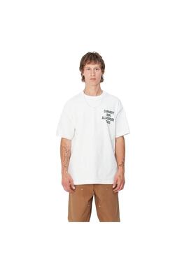 Camiseta Hombre Carhartt WIP Cross Screw Blanca