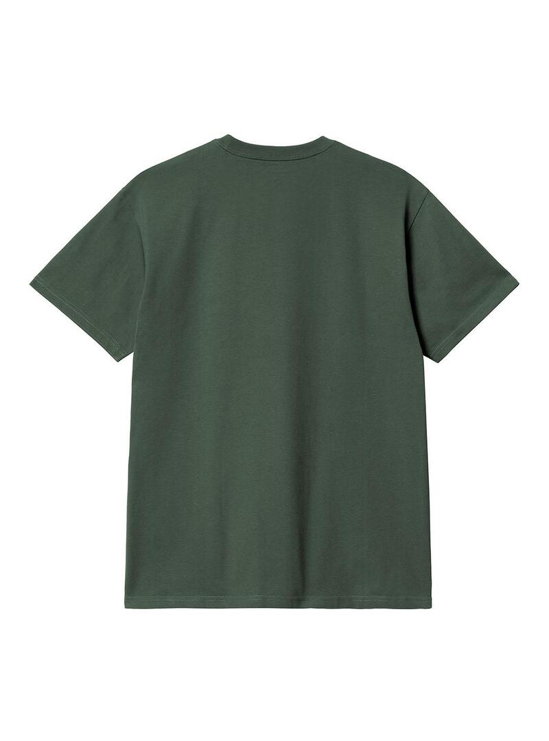 Camisetas Hombre Carhartt WIP Chase Verde