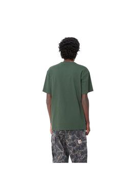 Camisetas Hombre Carhartt WIP Chase Verde