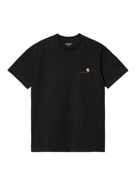 Camiseta Hombre Carhartt WIP American Negra