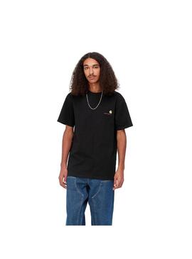 Camiseta Hombre Carhartt WIP American Negra