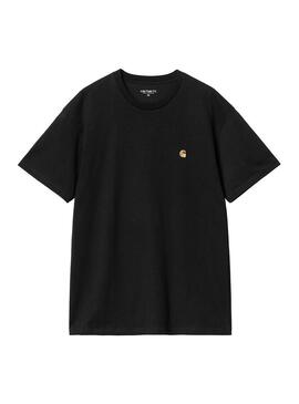 Camiseta Hombre Carhartt WIP Chase Negra