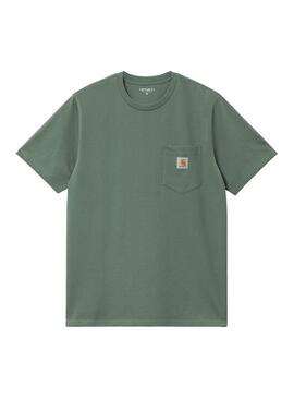 Camiseta Hombre Carhartt WIP Pocket Verde