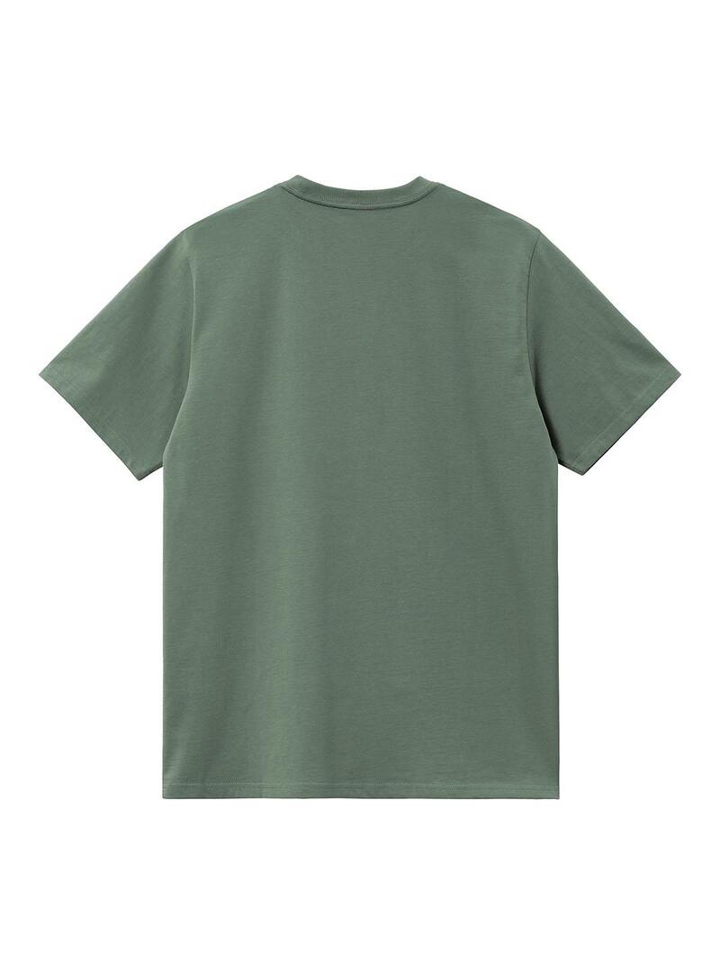 Camiseta Hombre Carhartt WIP Pocket Verde