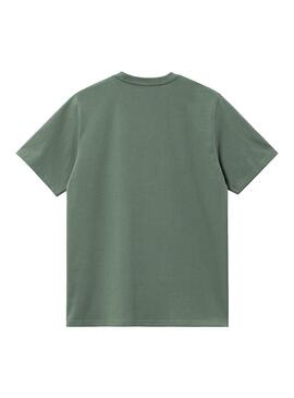 Camiseta Hombre Carhartt WIP Pocket Verde