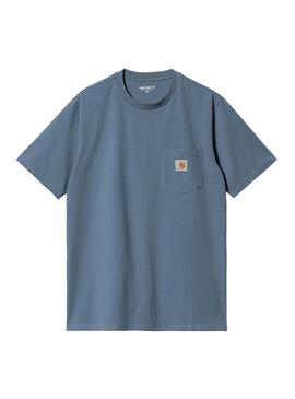 Camiseta Hombre Carhartt WIP Pocket Azul