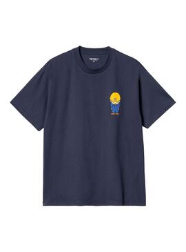 Camiseta Hombre Carhartt WIP Sumimasen Marino