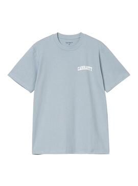 Camiseta Hombre Carhartt WIP University Celeste