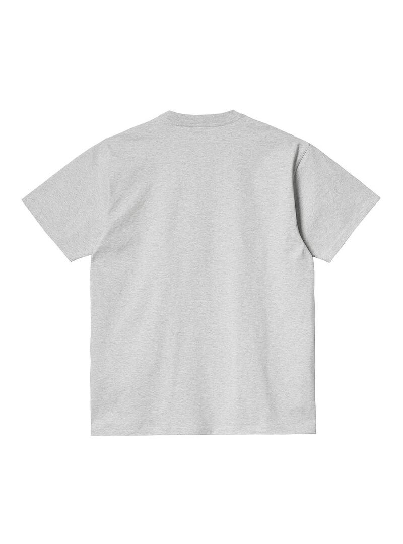 Camiseta Hombre Carhartt WIP American Gris