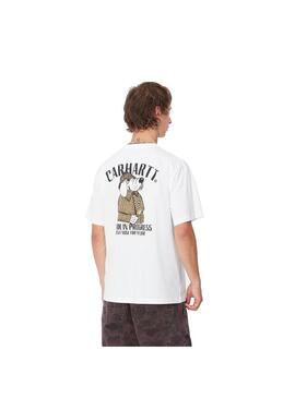 Camiseta Hombre Carhartt WIP Inspector Blanca