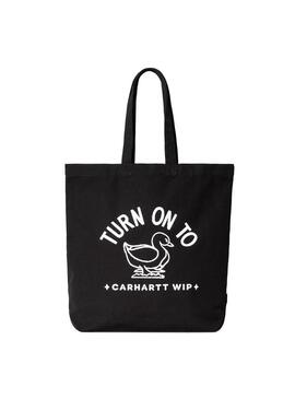 Bolso Unisex Carhatt WIP Tote Stamp Negro