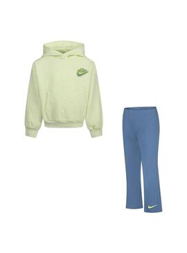 Chandal Niña Nike Legging Set Verde