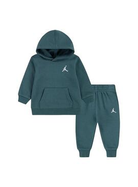 Chandal Baby Jordan Fleece Set Verde