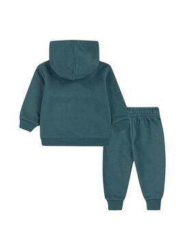 Chandal Baby Jordan Fleece Set Verde