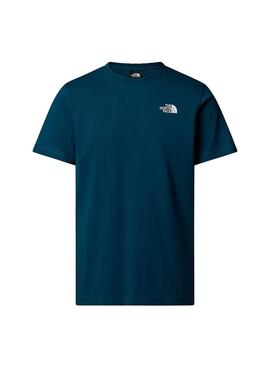 Camiseta Hombre The North Face Vertical Azul