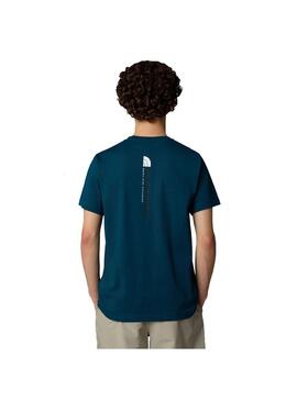 Camiseta Hombre The North Face Vertical Azul