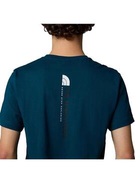 Camiseta Hombre The North Face Vertical Azul