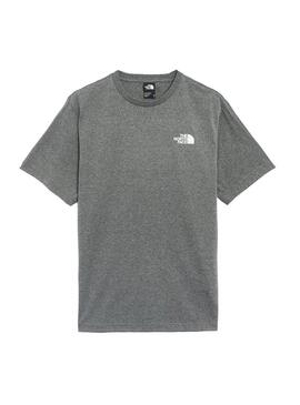 Camiseta Hombre The North Face Red Box Gris