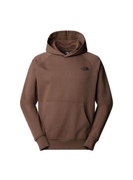 Sudadera Hombre The North Face Raglán Redbox Marrón