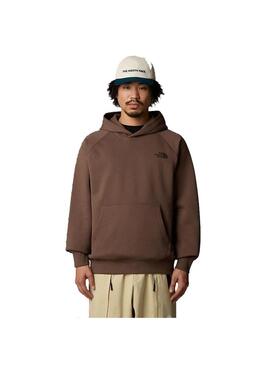 Sudadera Hombre The North Face Raglán Redbox Marrón