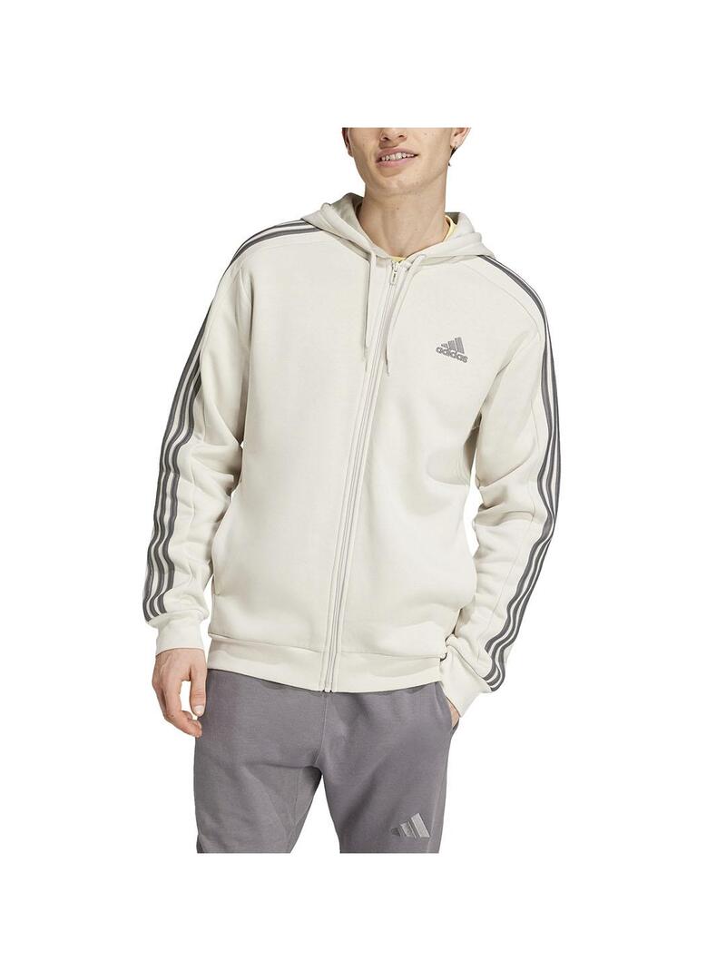 Sudadera Hombre adidas 3S Fl Beige