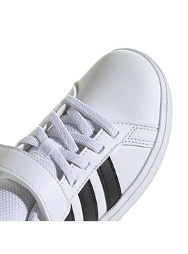 Zapatilla Niño/a adidas Grand Court Blanca Negra