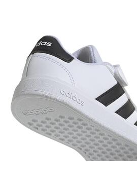 Zapatilla Niño/a adidas Grand Court Blanca Negra