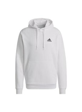 Sudadera Hombre adidas Essentials Fleece Blanco