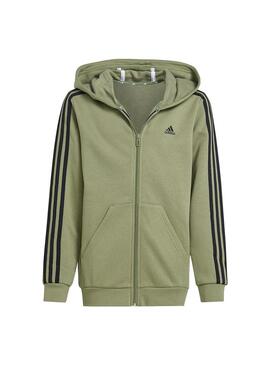 Sudadera Niño/adidas 3S Hood Verde