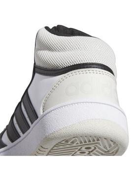 Zapatillas Niño adidas Hoops 3.0 Mid Blanco Negro