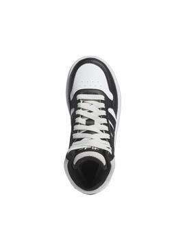 Zapatillas Niño adidas Hoops 3.0 Mid Blanco Negro