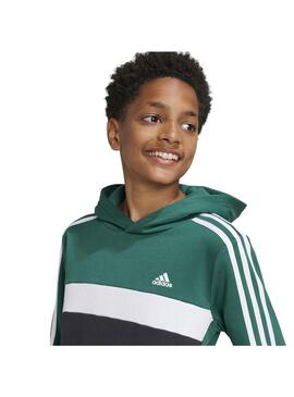 Sudadera Niño adidas 3S Tib Verde